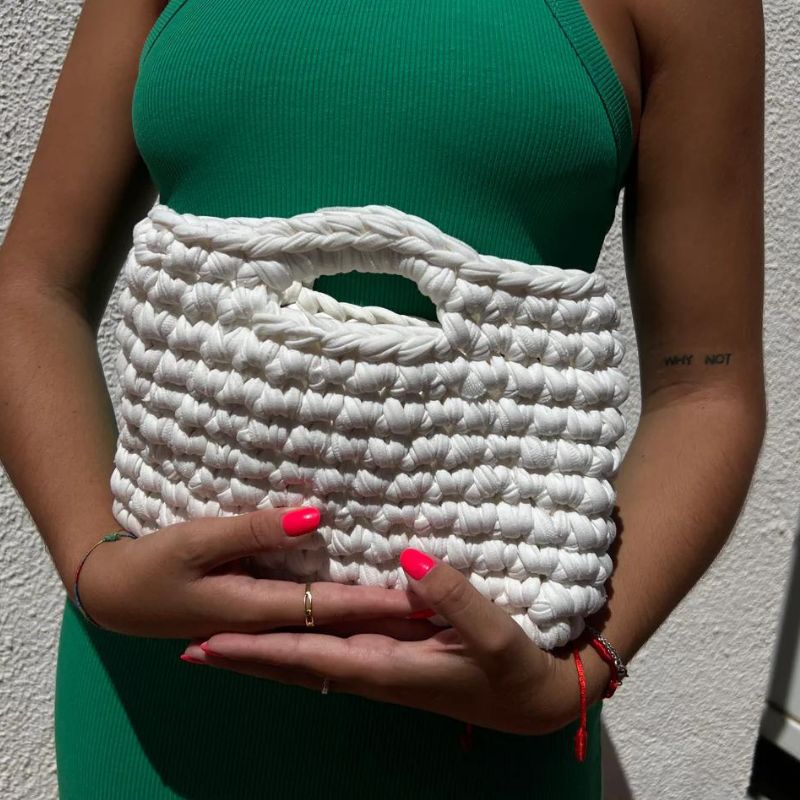 Mini bolso a online crochet