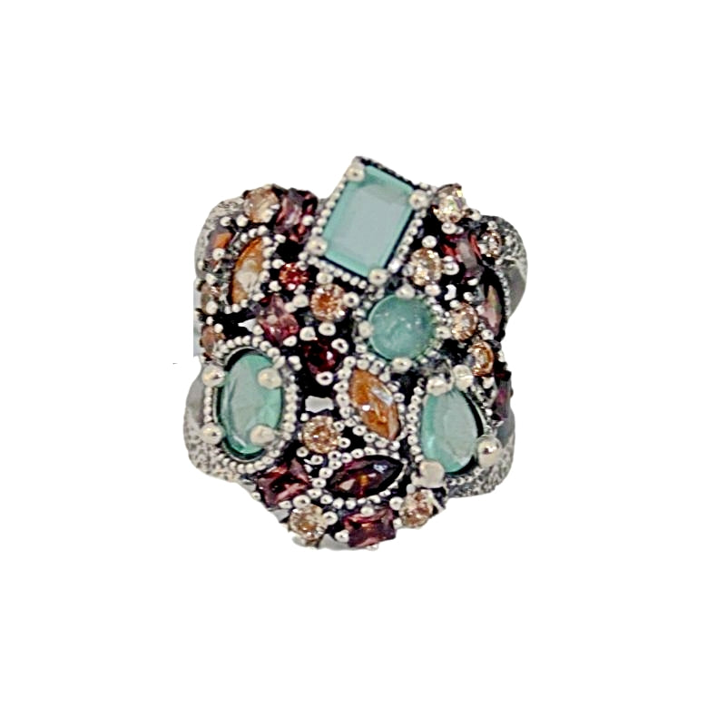 MULTI FLORAL RING