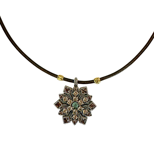 Collar piel copo