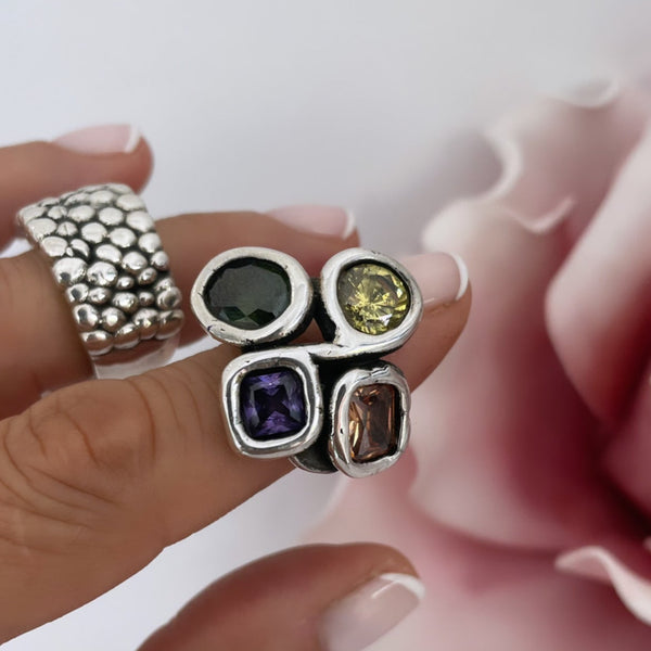 ANILLO PEDREGAL MAXI