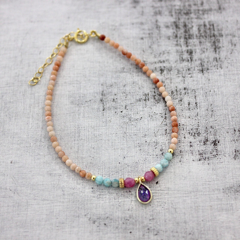 Aria Bracelet with Natural Stones