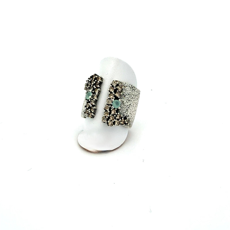 Anillo martelé abierto