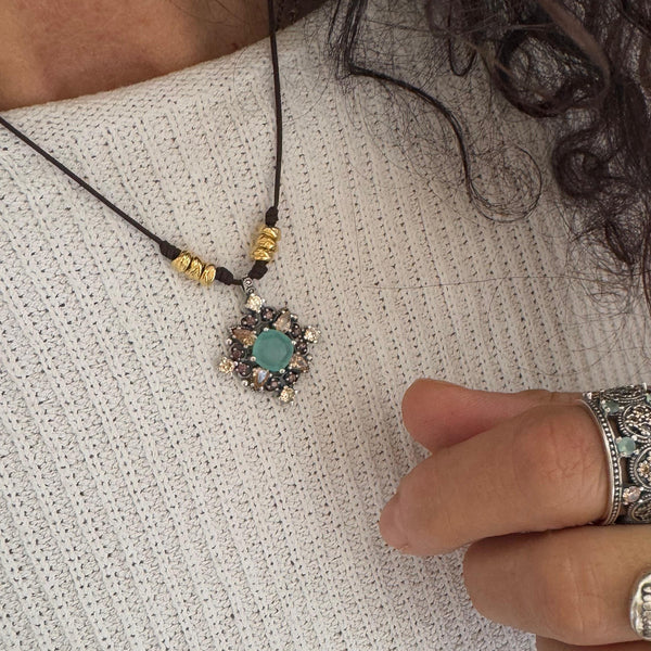 Collar Exotic ROMBO FUMÉ