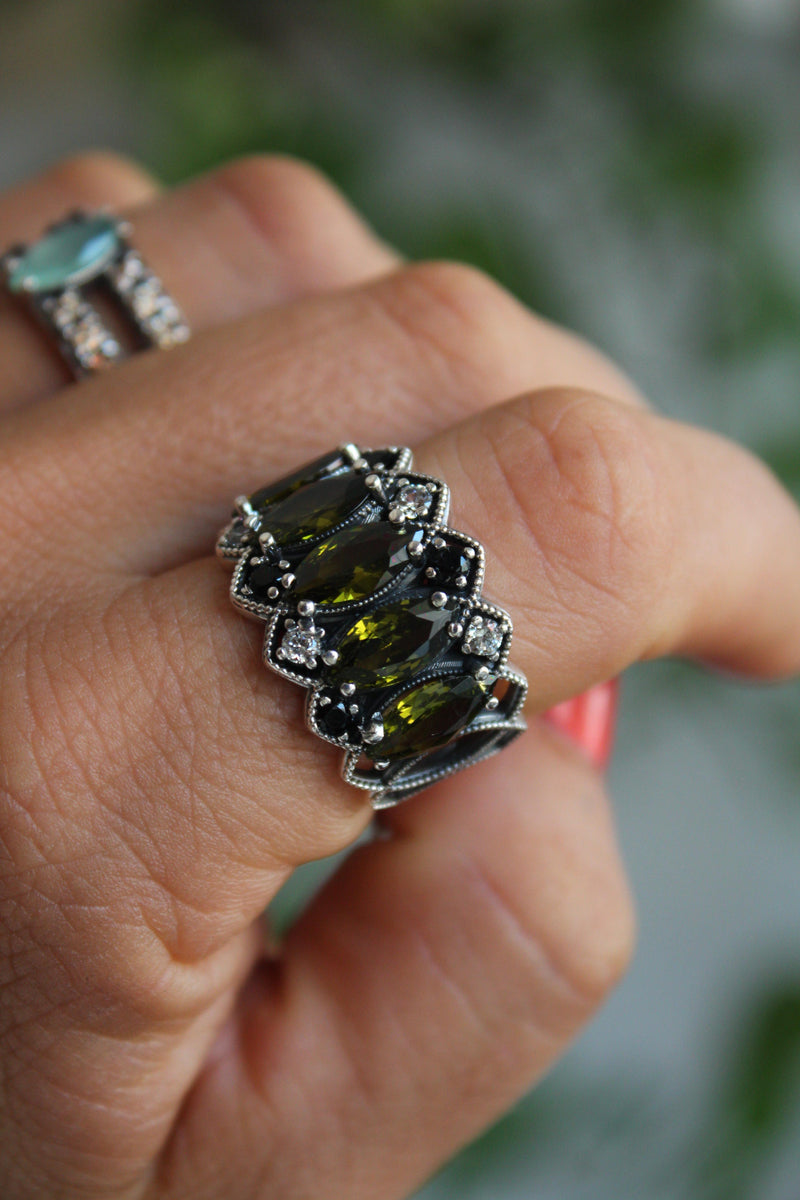 ANILLO FLOR  Marquise