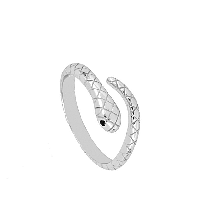 Anillo Serpiente Ainara Plata