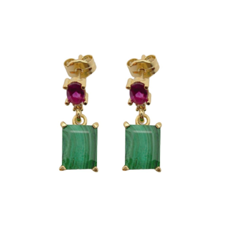 MALACHITE EARRINGS (Delivery 7-15 days)