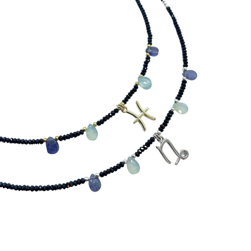 Natural Spinel Necklace ZODIACO