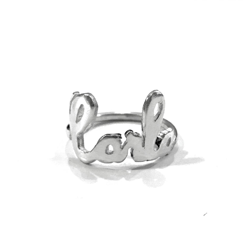 Personalized Silver Ring
