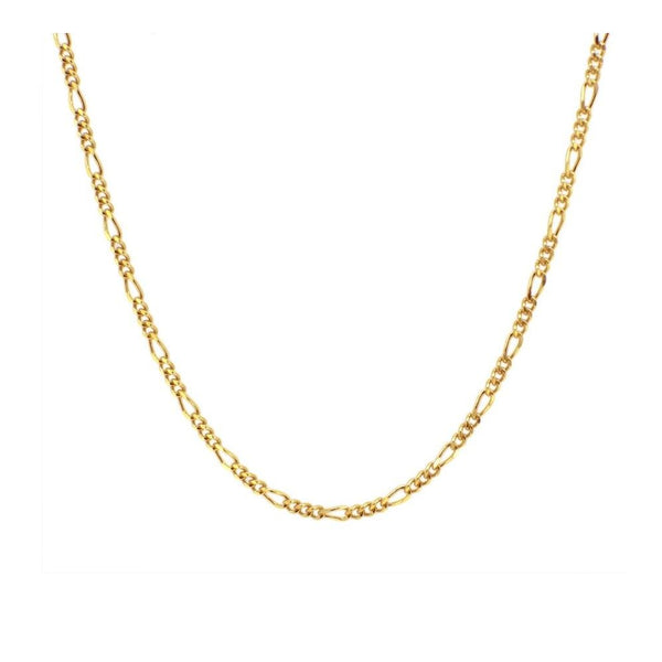Figaro Chain Necklace in Gold Plated