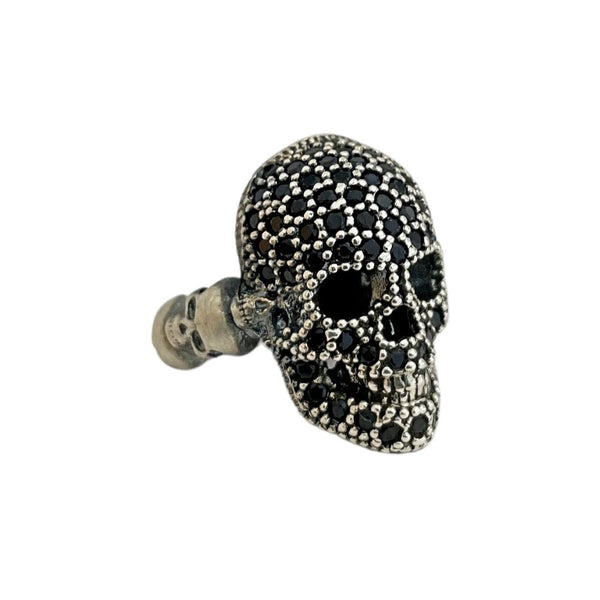 Skull Ring with Spinel (Stock)