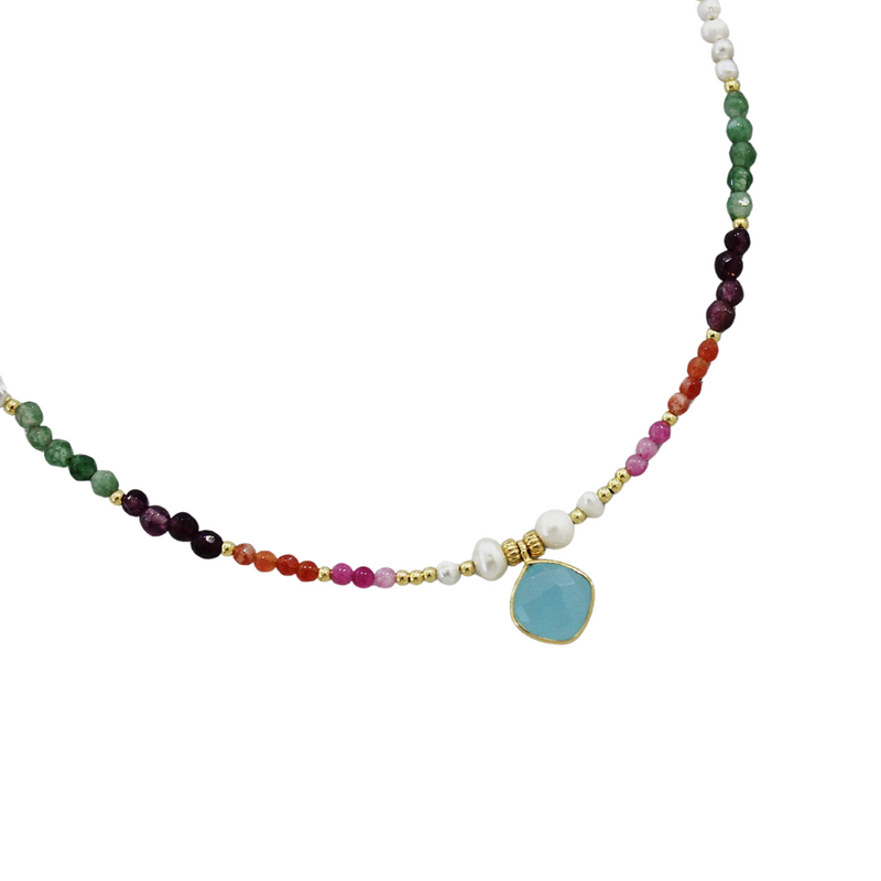 Necklace with Natural Stones Pol