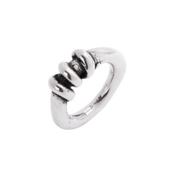 Triple Knot Silver Maxi Ring
