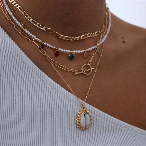 Sailor Link Chain Necklace Silver / Gold Plated