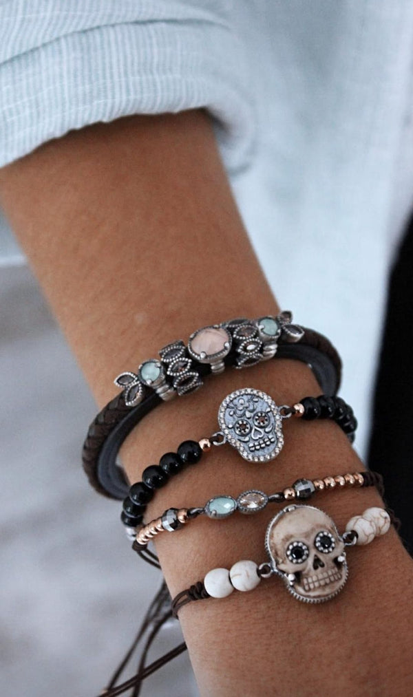 Maxi Resin Skull Bracelet (Delivery 7-15 days)