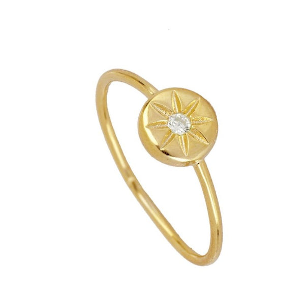 LINA GOLD PLATED RING