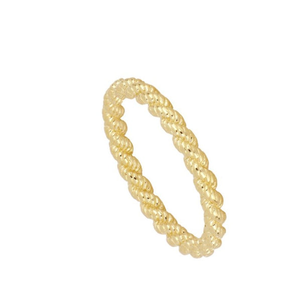 18kt Gold Plated Maxi Spiral Ring