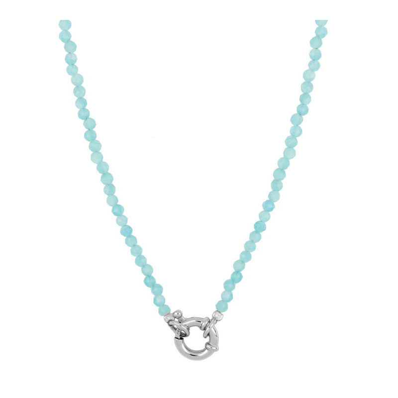 Alice Amazonite Necklace Silver / Gold Plated