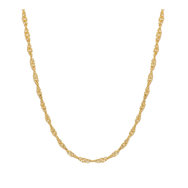 Singapore 18kt Gold Plated Necklace