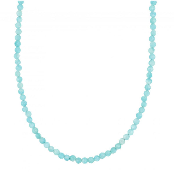 Silver/Gold Plated Amazonite Necklace