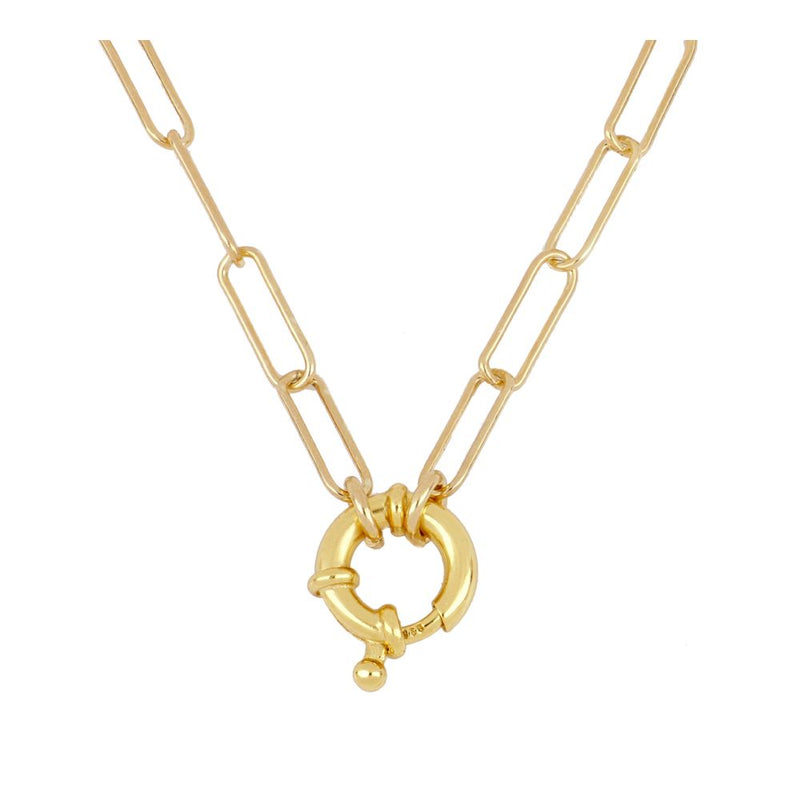 Link Necklace Gold Plated Marinera