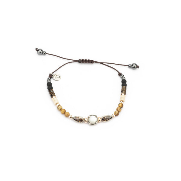 EXOTIC NACRE AND BROWN BRACELET (stock)